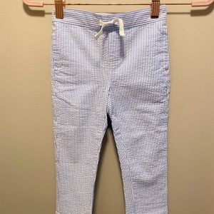 JANIE and Jack Toddler Boys Blue Seersucker - size 2T - NWT